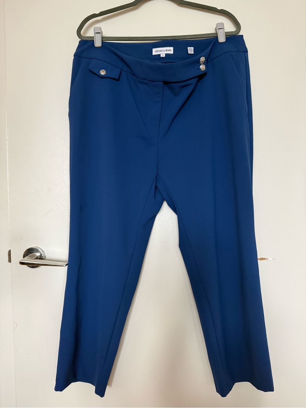 Veronica Beard Cropped Pants in Royal Blue
